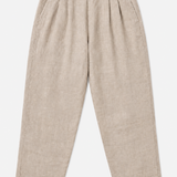 Masscob Beige Linen Trousers