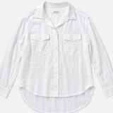 Masscob White Linen Shirt