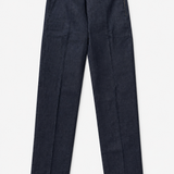 Massimo Dutti Dark Indigo Straight-Leg Trousers