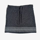 Falda felpa gris NATURA S