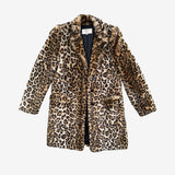 Abrigo efecto pelo leopardo ZARA S