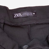 Pantalones culotte negros traje ZARA XS