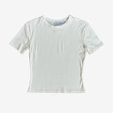 Camiseta punto manga corta ZARA S