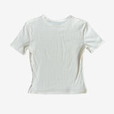 Camiseta punto manga corta ZARA S