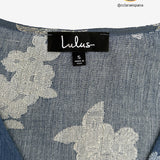 Crop top fluido manga larga LULUS S