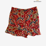 Falda mini volantes MANGO M
