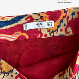 Falda mini volantes MANGO M