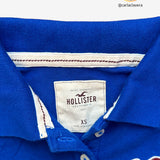 Polo azul manga corta HOLLISTER XS