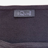 Top tirantes negro I.QUING T.U
