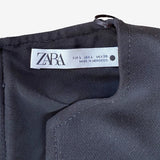 Vestido corto negro ZARA L