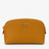 Prada Vitello Daino Leather Cosmetic Pouch