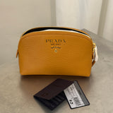 Prada Vitello Daino Leather Cosmetic Pouch