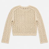 Róhe Cream Open-Knit Sweater