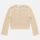 Róhe Cream Open-Knit Sweater