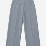 Sandro Light Blue Wide-Leg Trousers