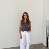 Yerse Grey Knit Vest