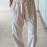 Pantalón jogger cintura elástica ZARA L