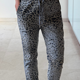 Pantalón jogger leopardo L STAR XS-S