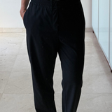 Pantalón negro jogger ZARA M