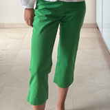 Pantalón tobillero verde ROBERTO VERINO 36