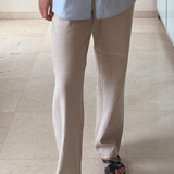 Pantalón traje camel ADOLFO DOMÍNGUEZ 36
