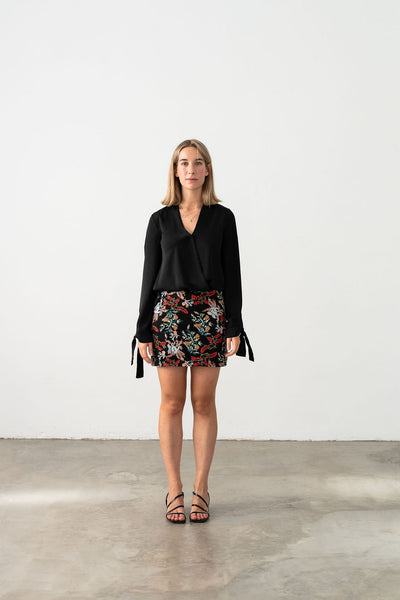 Pins and Needles Black Floral Skirt | Pre-Loved Premium – Pasaly