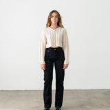 Black Levi's 501 jeans