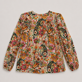 ba&sh Blusa Multicolor con Estampado Paisley