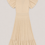 ba&sh Beige Knit Maxi Dress