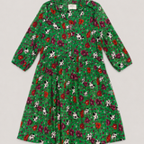 Vestido camisero floral verde ba&sh