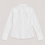 Carolina Herrera Camisa Blanca de Popelina de Algodón