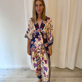 Farm Rio Floral Wrap Maxi Dress