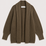 Indi & Cold Khaki Chunky Knit Cardigan