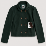 Missoni Chaqueta Cropped Verde Cruzada
