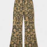 Scalpers Printed Wide-Leg Trousers