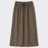 Scotch & Soda Leopard Print Midi Skirt