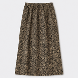 Scotch & Soda Leopard Print Midi Skirt