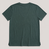 Sita Murt Green V-Neck Linen Blend T-Shirt