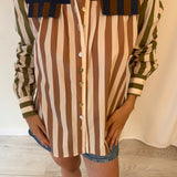 Sophie and Lucie Striped Cotton Shirt