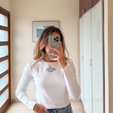 Camiseta blanca manga larga BROWNIE M