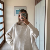 Jersey blanco MANGO TALLA ÚNICA