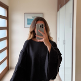 Jersey knit manga larga volantes ZARA M
