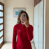 Polo largo rojo GIORGIO DI MARE S
