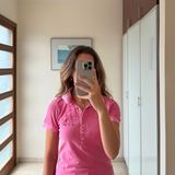 Polo rosa manga corta BETTER RICH S