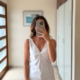 Top poliamida tirantes blanco ZARA L