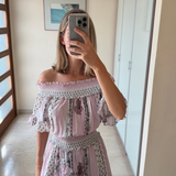 Vestido mini volantes STEELE XS