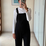 Peto largo negro con tirantes anchos ZARA M