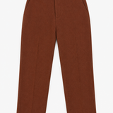 Indi & Cold Rust Brown Textured Tailored Trousers