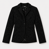 Rotate Birger Christensen Black Broderie Blazer