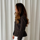 Weekend Max Mara Checked Wool Blazer